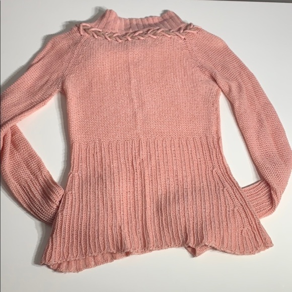 Anthropologie Sleeping On Snow Wool Blend pink Sweater women’s medium - Picture 6 of 8